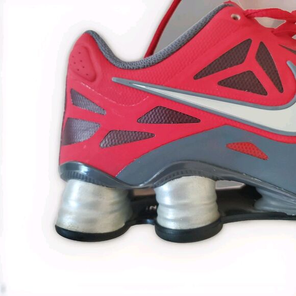 Nike Shox Turbo Women 8.5 Men 7 Red Black No insoles Rare 2014 See Description - Picture 11 of 14